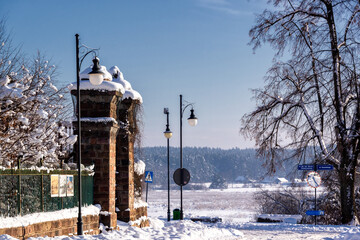 Piękna zima w malowniczym miasteczku Supraśl, Podlasie, Polska © podlaski49