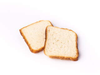 Bread isolated stock image with white background.