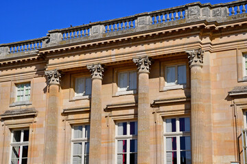 Versailles; France - september 22 2020 : the Petit Trianon in the Marie Antoinette estate