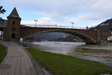 Moselhochwasser in Cochem