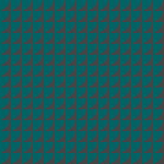 Illustration with repetitive geometric shapes, trendy color # 2F4F4F Tidewater Green. Abstract background for web pattern, wallpaper, digital graphics, packaging, objects and artistic decor.