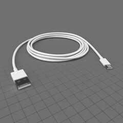 USB C to USB cable