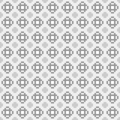 Abstract Cross Pattern generative computational art illustration