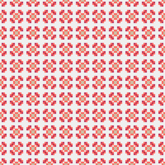 Abstract Cross Pattern generative computational art illustration