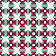 Abstract Cross Pattern generative computational art illustration