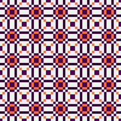 Abstract Cross Pattern generative computational art illustration
