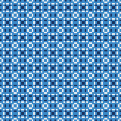 Abstract Cross Pattern generative computational art illustration