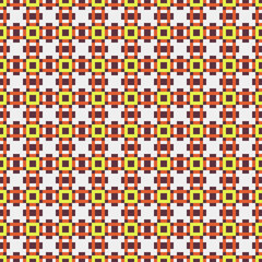 Fototapeta premium Abstract Cross Pattern generative computational art illustration