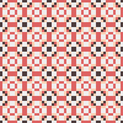 Abstract Cross Pattern generative computational art illustration