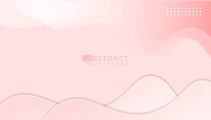 Abstract wavy background with pink colour, realistic, shadow, smooth. vector illustration