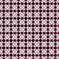 Fototapeta premium Abstract Cross Pattern generative computational art illustration