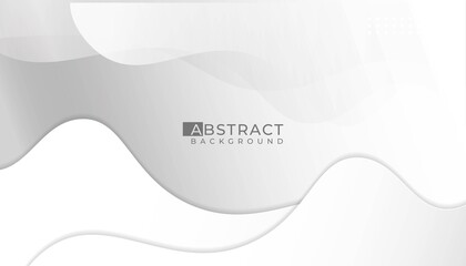 Abstract wavy background with  grey white, realistic, shadow, smooth. vector illustration