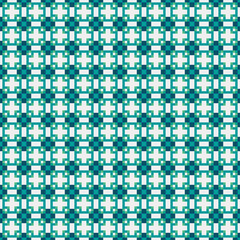 Abstract Cross Pattern generative computational art illustration