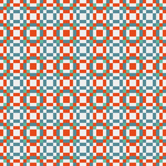 Abstract Cross Pattern generative computational art illustration