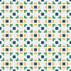 Abstract Cross Pattern generative computational art illustration