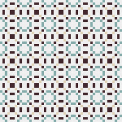 Fototapeta premium Abstract Cross Pattern generative computational art illustration