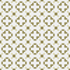 Abstract Cross Pattern generative computational art illustration