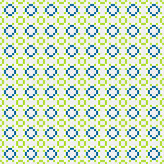 Abstract Cross Pattern generative computational art illustration