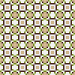 Abstract Cross Pattern generative computational art illustration