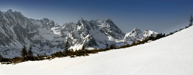 Winter Tatras in Eastern Europe