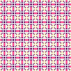 Abstract Cross Pattern generative computational art illustration