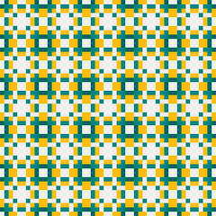 Fototapeta premium Abstract Cross Pattern generative computational art illustration