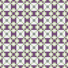 Abstract Cross Pattern generative computational art illustration