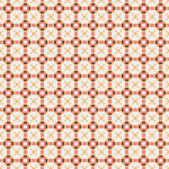 Fototapeta premium Abstract Cross Pattern generative computational art illustration