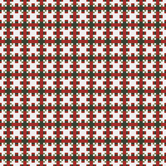 Fototapeta premium Abstract Cross Pattern generative computational art illustration