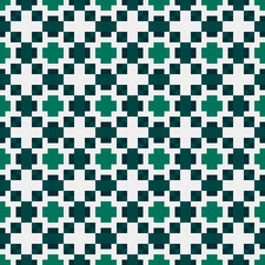 Abstract Cross Pattern generative computational art illustration