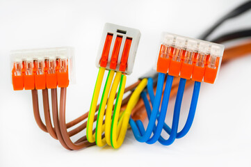 Connector for electric wires of cable