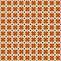 Abstract Cross Pattern generative computational art illustration