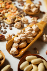 Different types of legume