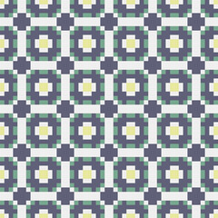 Abstract Cross Pattern generative computational art illustration