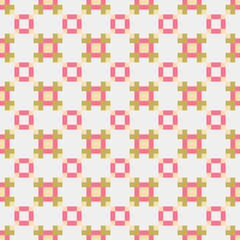 Abstract Cross Pattern generative computational art illustration