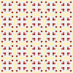 Abstract Cross Pattern generative computational art illustration