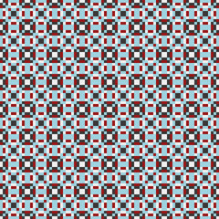 Fototapeta premium Abstract Cross Pattern generative computational art illustration