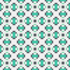 Abstract Cross Pattern generative computational art illustration