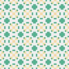 Abstract Cross Pattern generative computational art illustration