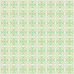 Fototapeta premium Abstract Cross Pattern generative computational art illustration