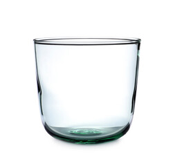New clean empty glass isolated on white
