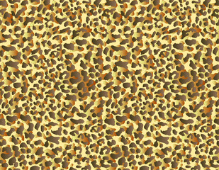 Full seamless leopard cheetah texture animal skin pattern vector. Ornamental Design for women textile fabric printing. Suitable for trendy fashion use.