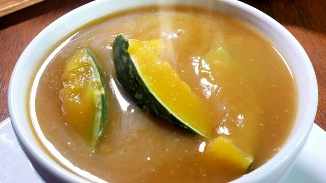 Sopa de calabaza es le mejor, natural y sano