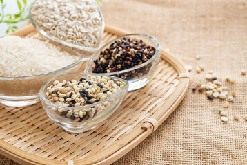 白米　雑穀　押麦　古代米