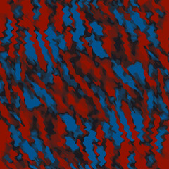 Full Seamless Watercolor Wave Vector illustration. Soft Artistic Creative Pattern for women dress and Home Design. Usable to Fabric Print.