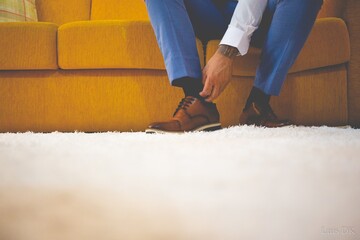person walking on the street
