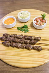 Espetinho de Coração de Frango