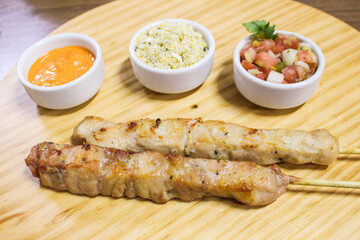 Espetinho de Peito de Frango