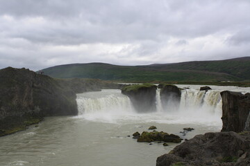 Godafoss, Islandia. Una cascada impresionante.