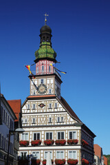 Obraz premium A street in German town Kirchheim unter Teck